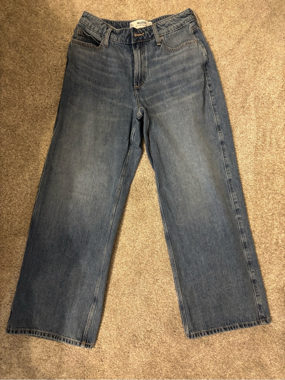 Women's Hollister Straight Leg Blue Jeans - Size Short 29